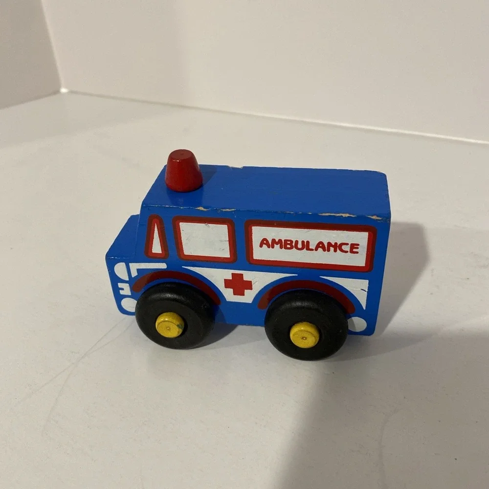 Vintage‎ The Montgomery Schoolhouse Vermont Wooden Ambulance